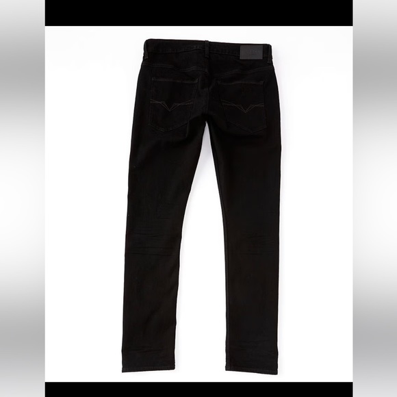 Men's Guess Skinny Super Stretch Black Jeans 33x30 - Picture 6 of 6
